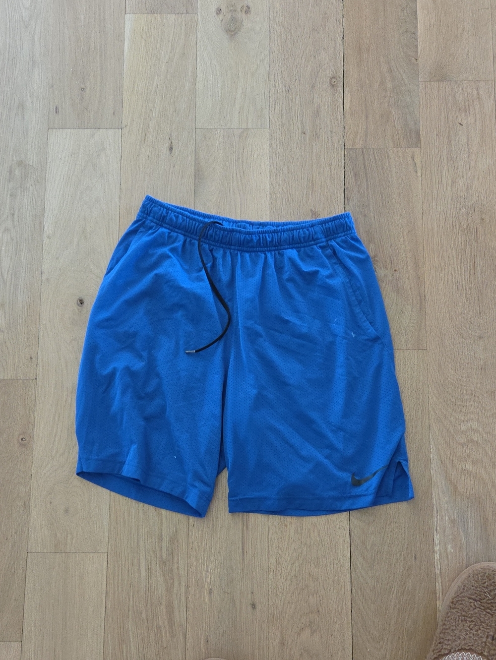 Nike Royal Blue Men's Athletic Shorts with Drawstring